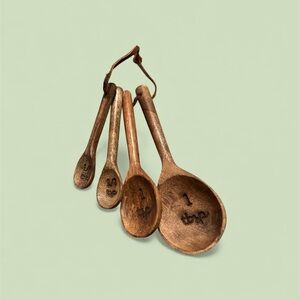 Wooden Measuring Spoons Set